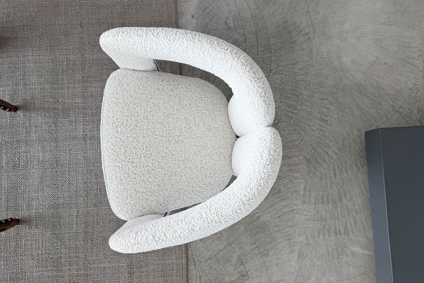 Dudet White Fabric Chair (Expo Offer) Cassina - 4