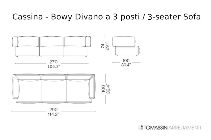 Bowy Sofa Cassina - 9