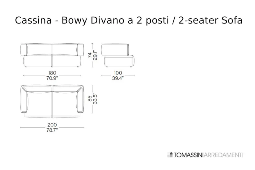 Bowy Sofa Cassina - 8