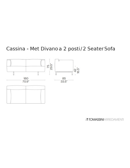 Met Sofa Cassina - 5