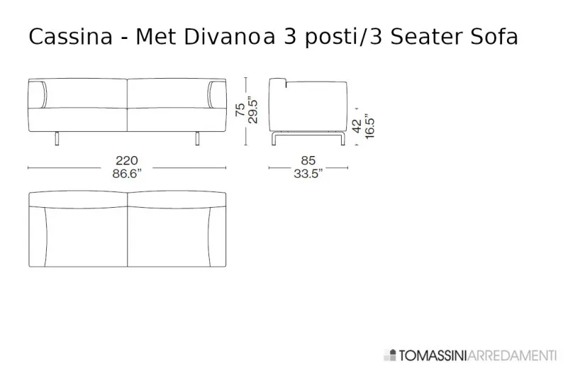 Met Sofa Cassina - 6