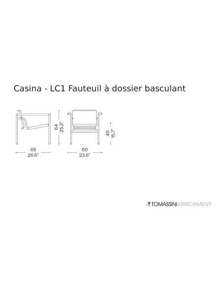 LC1 Fauteuil À Dossier Basculant Armchair Cassina - 8