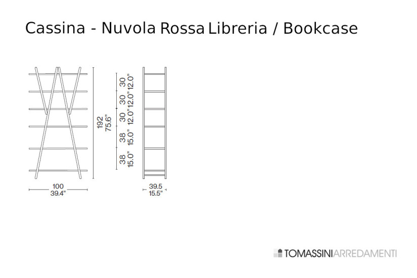 Nuvola Rossa Bookcase Cassina - 5