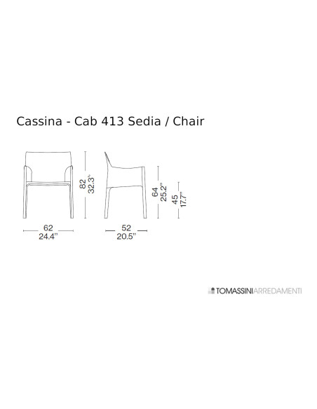 Cab 413 Chair - PRO Cassina - 8