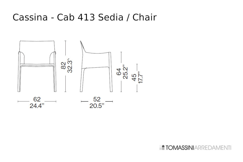 Cab 413 Chair - PRO Cassina - 8