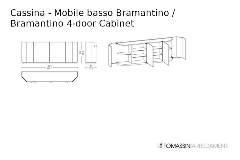 Mobile Contenitore Bramante Cassina - 9
