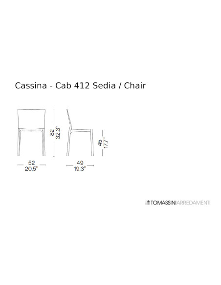 Cab Chair Cassina - 8