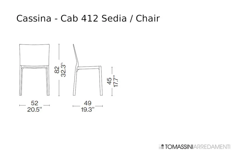 Cab Chair Cassina - 8