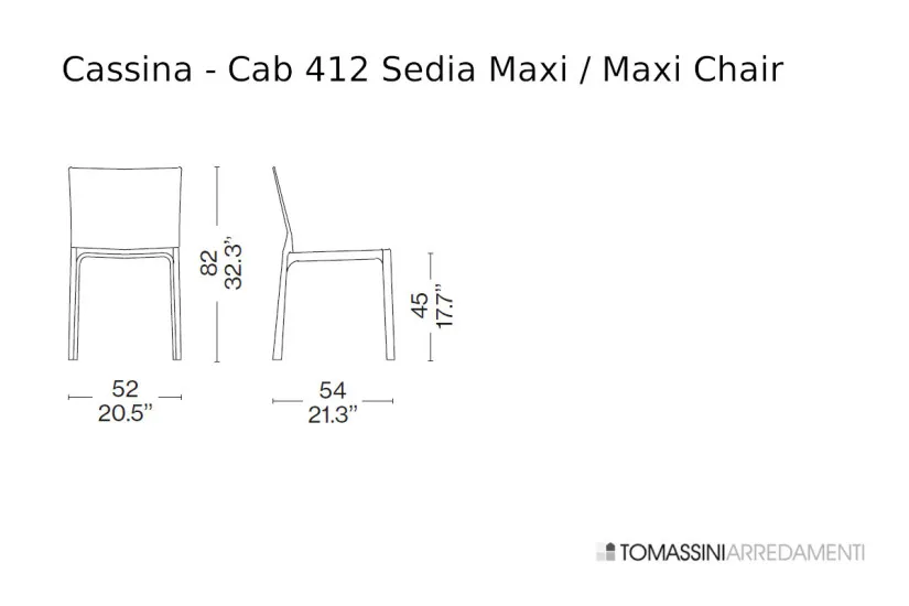 Chaise Cab Cassina - 9