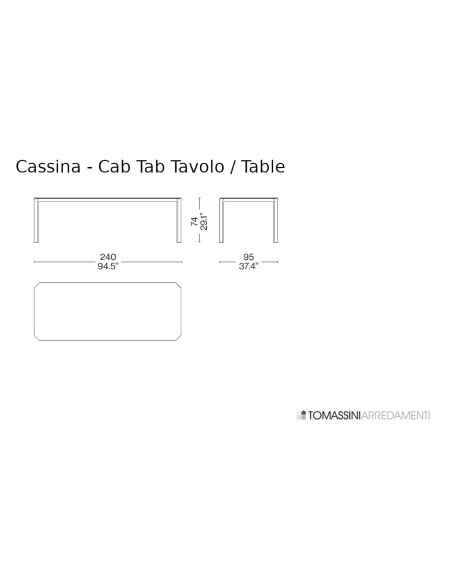 Table Cab Tab Cassina - 5