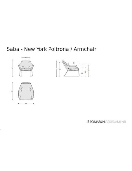 Poltrona New York Saba - 6