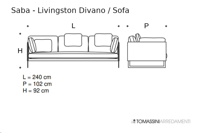 Divano Livingston Saba - 9