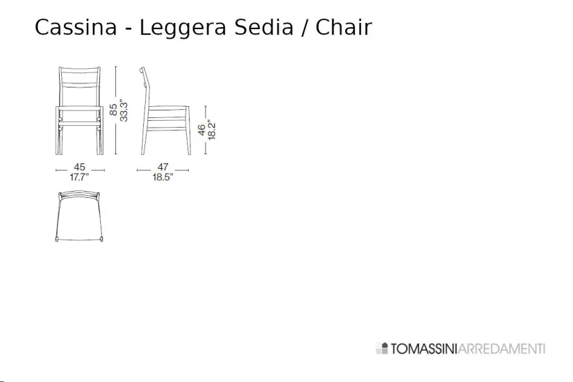 Chaise Leggera Cassina - 6