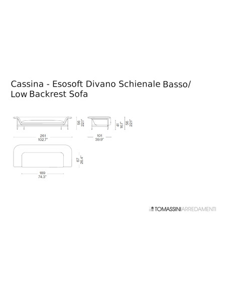 Divano Esosoft Cassina - 9