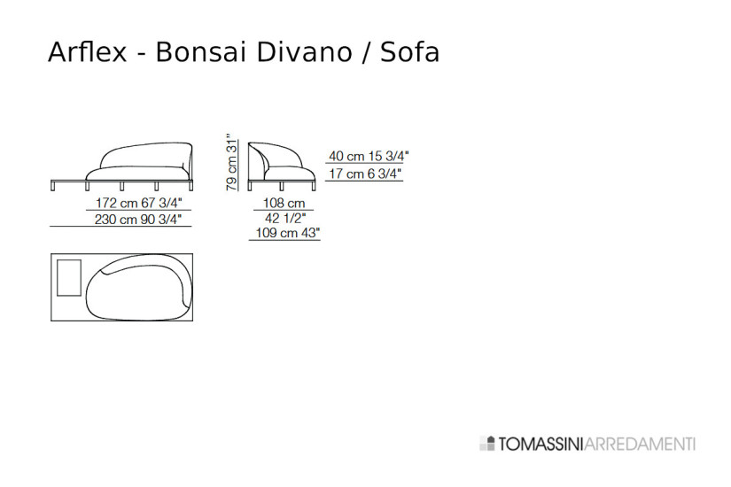 Bonsai Sofa Arflex - 6