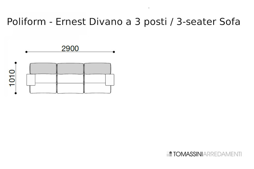 Canapé Ernest Poliform - 8