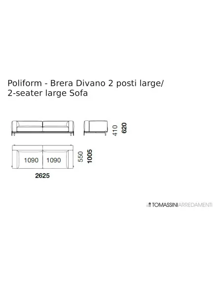 Divano Brera Poliform - 10