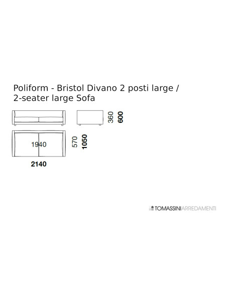 Canapé Bristol Poliform - 8