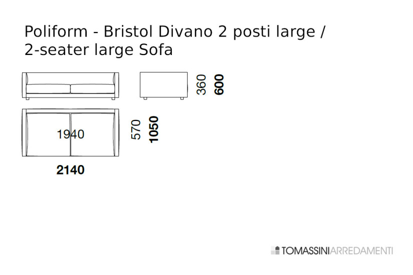 Divano Bristol Poliform - 8