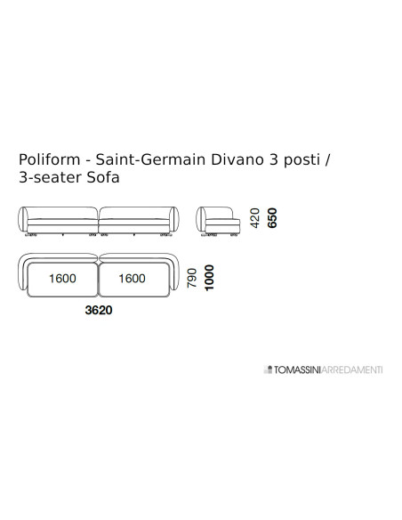 Divano Saint-Germain Poliform - 10
