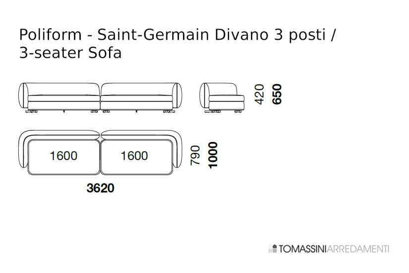 Divano Saint-Germain Poliform - 10
