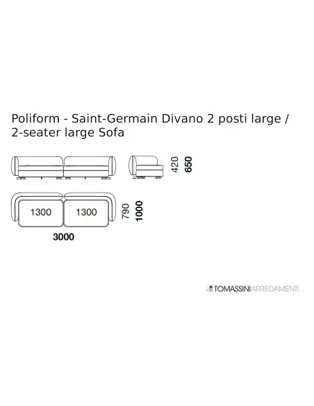 Saint-Germain Sofa Poliform - 9