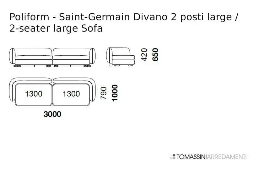Saint-Germain Sofa Poliform - 9