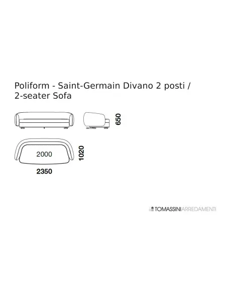 Saint-Germain Sofa Poliform - 8