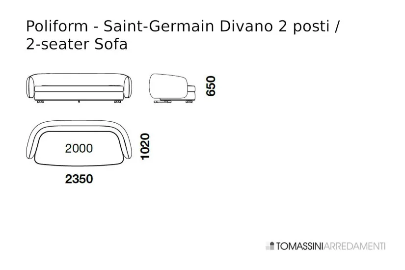 Saint-Germain Sofa Poliform - 8