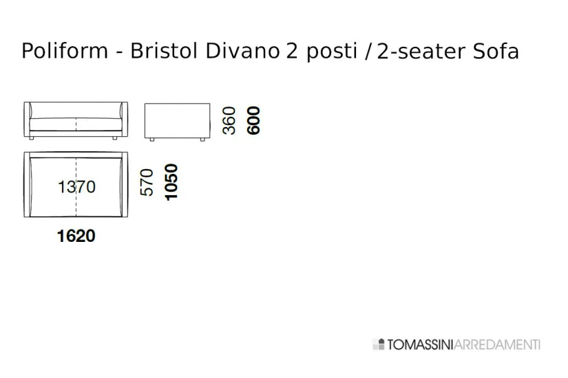 Canapé Bristol Poliform - 7