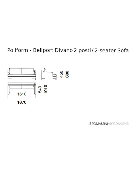 Divano Bellport Poliform - 7