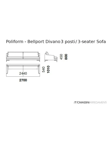 Bellport Sofa Poliform - 7
