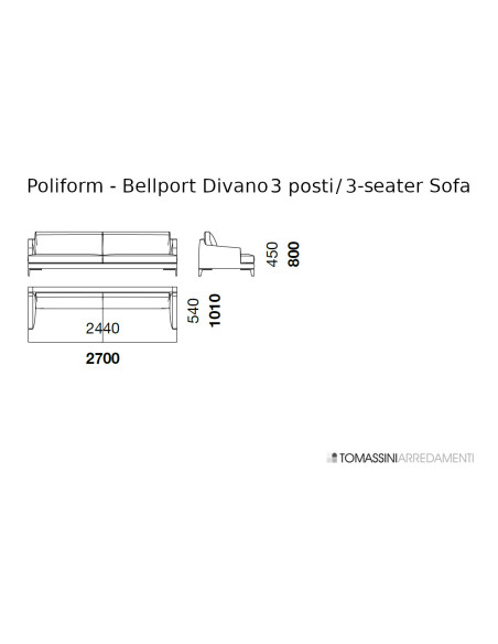 Divano Bellport Poliform - 7