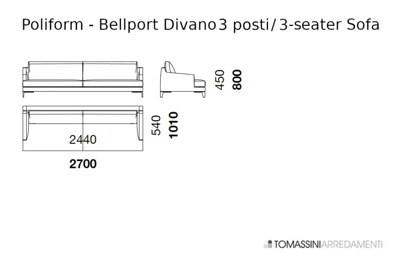 Bellport Sofa Poliform - 7