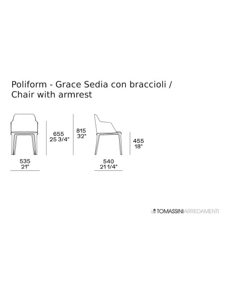 Sedia Grace Poliform - 6