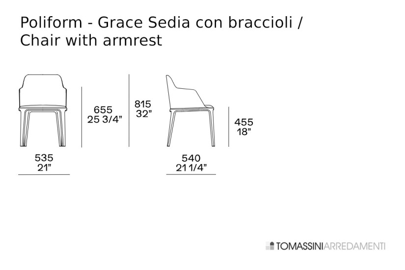 Sedia Grace Poliform - 6