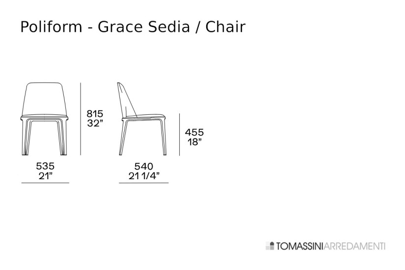 Sedia Grace Poliform - 5
