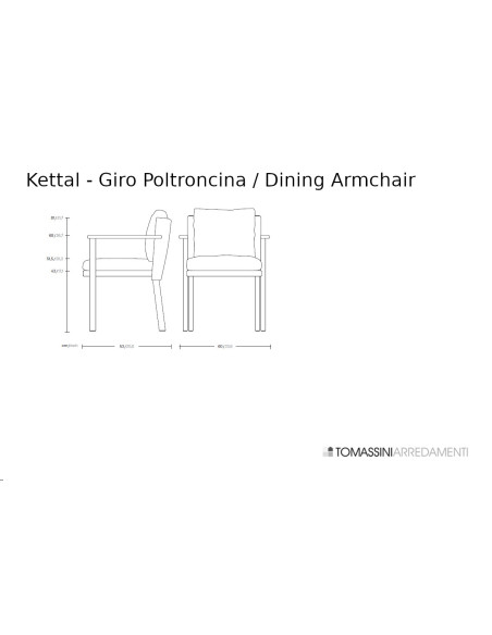 Giro Dining Armchair Kettal - 7