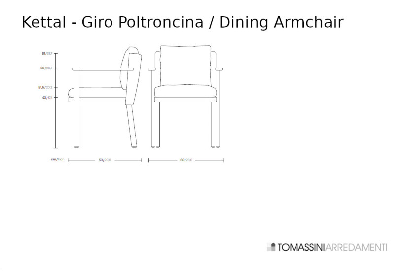 Petit Fauteuil Giro Kettal - 7