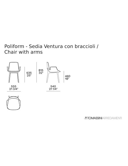 Sedia Ventura Poliform - 7