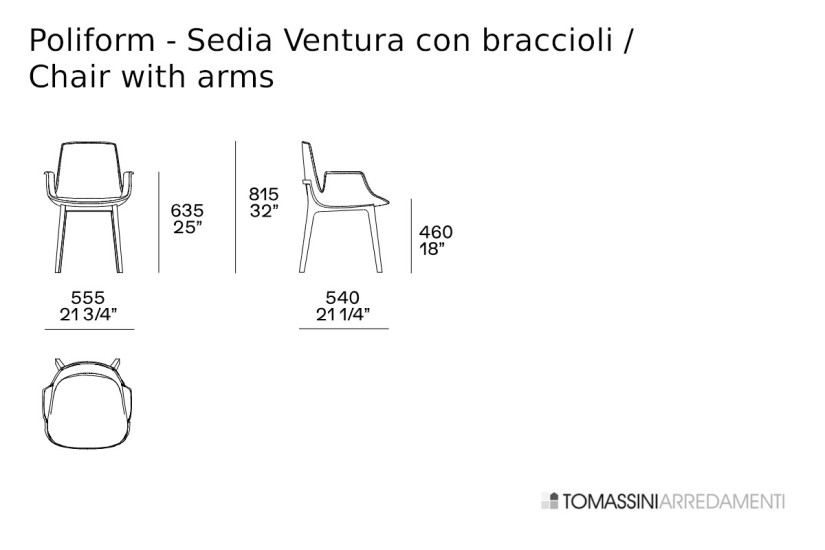 Sedia Ventura Poliform - 7