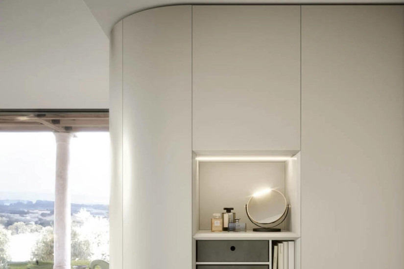 Armoire Alfa courbe à portes battantes Novamobili - 3