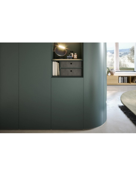 Armoire Alfa courbe à portes battantes Novamobili - 4
