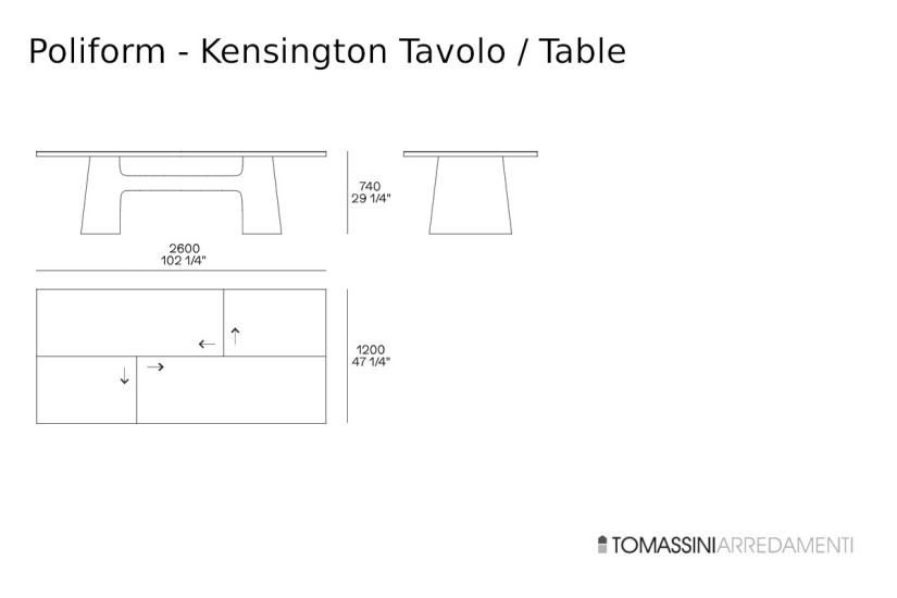 Tavolo Kensington - Poliform | Scopri i Prezzi e il Catalogo Online
