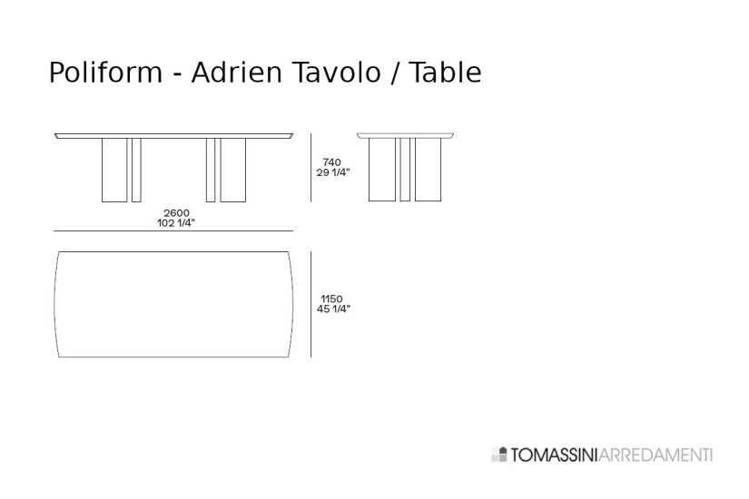 Table Adrien Poliform - 8