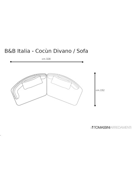 Canapé Cocùn Beige B&B Italia - 11