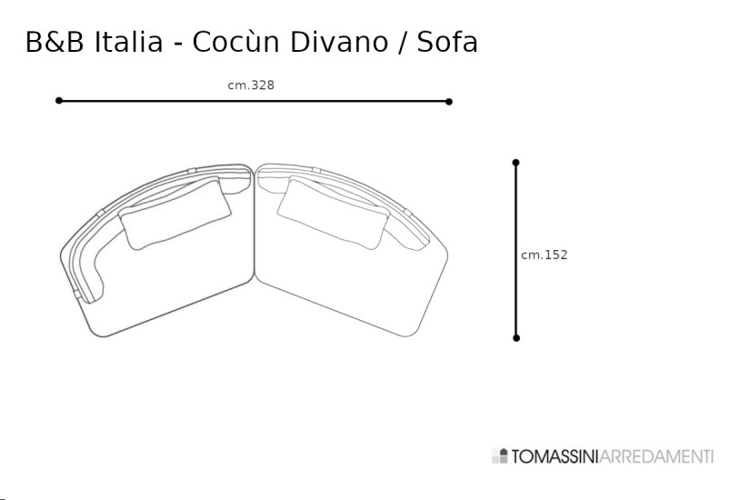 Divano Cocùn Beige B&B Italia - 11
