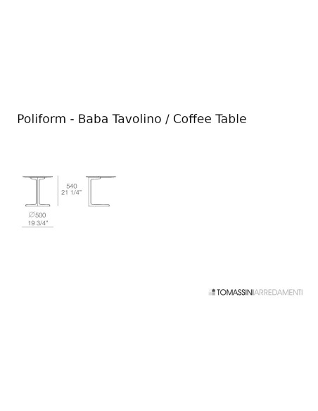Tavolino Baba Poliform - 3