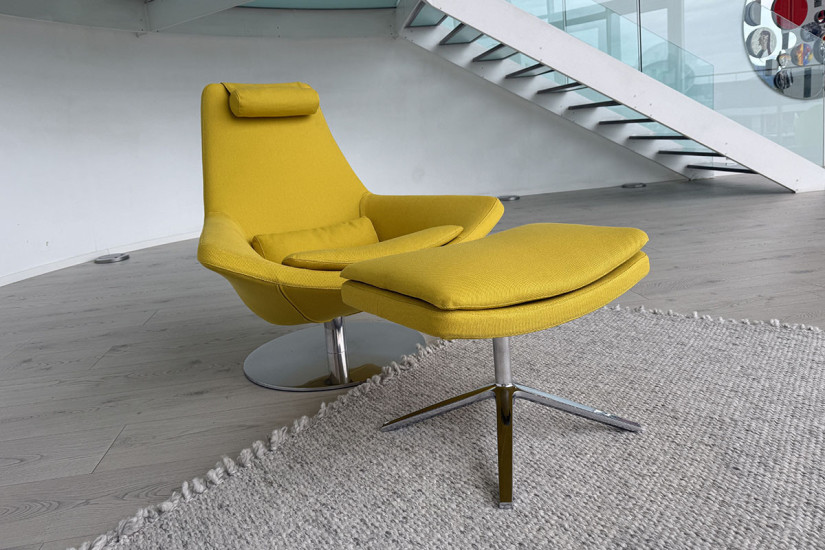 Fauteuil Metropolitan jaune (Offre Expo) B&B Italia - 3