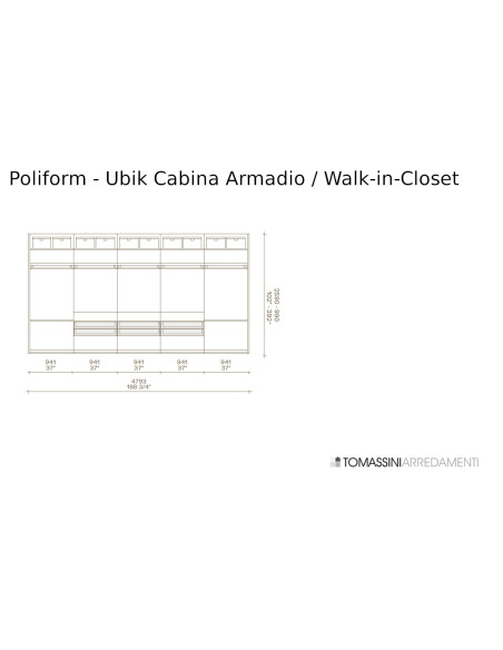 Ubik Walk-in Closet Poliform - 7